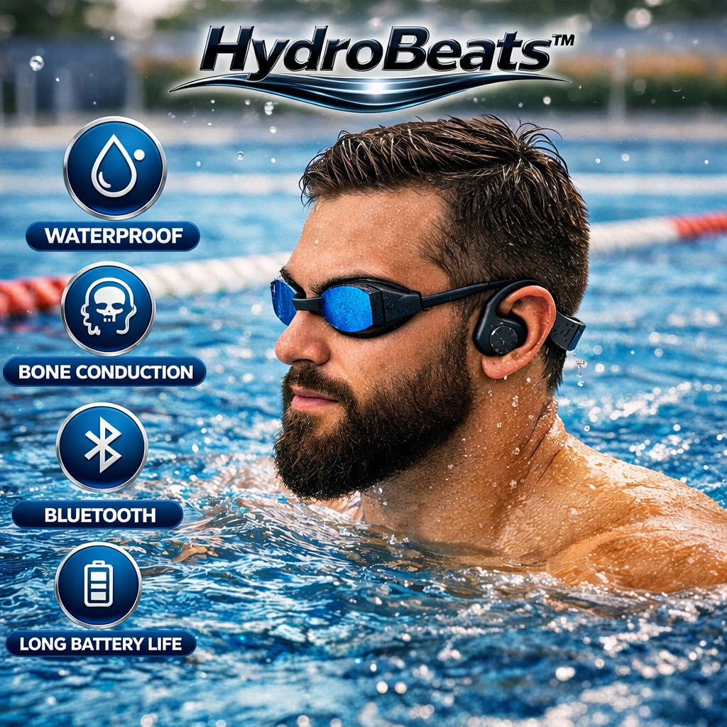 HYDROBEATS™ WATER-PROOF EARPHONES